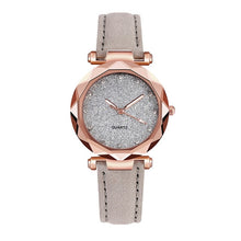 Load image into Gallery viewer, Casual Women Romantic Starry Sky Wrist Watch Leather Rhinestone Designer Ladies Clock Simple Dress Gfit  Montre Femme@50