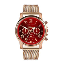 Load image into Gallery viewer, Luxury Quartz Watch For Women Female Men Lovers Couple mujer Wristwatch Milanese Stainless Steel Dial Band 2019 New Arrival