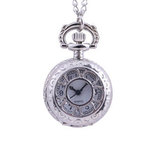 Load image into Gallery viewer, Vintage Round Dial Quartz Small Pocket Watch Classical Roman Scale Pocket watch man woman kid gift necklace clock Couple old man