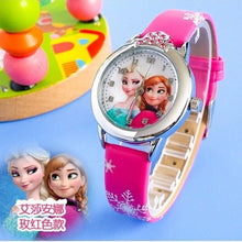 Load image into Gallery viewer, Kids Watches Girls 2019 New Relojes Cartoon Children Watch Princess Watches Fashion Kids Cute Rubber Leather Quartz Watch Gifts