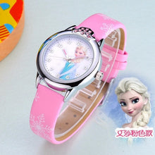 Load image into Gallery viewer, Kids Watches Girls 2019 New Relojes Cartoon Children Watch Princess Watches Fashion Kids Cute Rubber Leather Quartz Watch Gifts