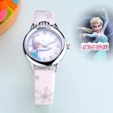 Load image into Gallery viewer, Kids Watches Girls 2019 New Relojes Cartoon Children Watch Princess Watches Fashion Kids Cute Rubber Leather Quartz Watch Gifts