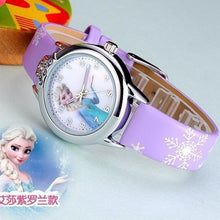 Load image into Gallery viewer, Kids Watches Girls 2019 New Relojes Cartoon Children Watch Princess Watches Fashion Kids Cute Rubber Leather Quartz Watch Gifts