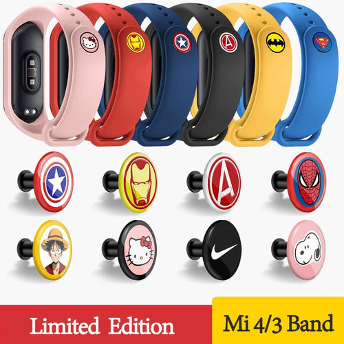 limited edition Bracelet for xiaomi mi band 4 3 strap silicone wrist For xiaomi mi 4/3 accessories bracelet Miband 4 belt