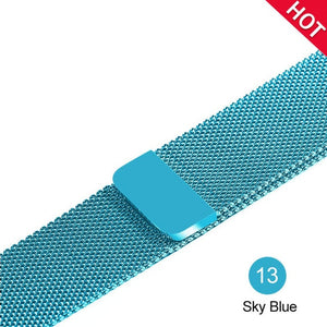 Milanese Loop For Apple Watch band strap 42mm/38mm iwatch 5/4/3/2/1Stainless Steel Link Bracelet wrist watchband magnetic buckle