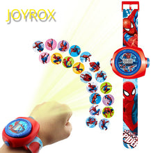 Load image into Gallery viewer, JOYROX Princess Spiderman Kids Watches Projection Cartoon Pattern Digital Child watch For Boys Girls LED Display Clock Relogio