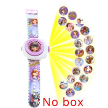 Load image into Gallery viewer, JOYROX Princess Spiderman Kids Watches Projection Cartoon Pattern Digital Child watch For Boys Girls LED Display Clock Relogio