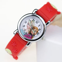 Load image into Gallery viewer, Princess Elsa Children Watches Spiderman Colorful Light Source Boys Watch Girls Kids Party Gift Clock Wrist Relogio Feminino